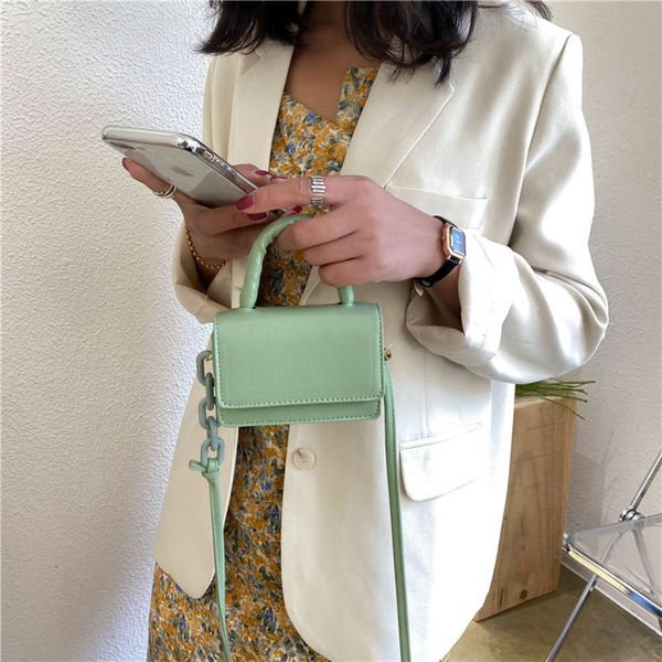 hbp 2021 new fashion messenger ins women's small square bag