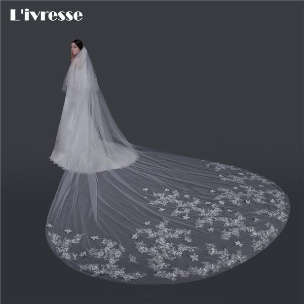 bridal veils 2021 wedding accessories 2 layer white ivory appliques flower cathedral veil for the bride long with comb, Black
bridal veils 2021 wedding accessories 2 layer white ivory appliques flower cathedral veil for the bride long with comb, Black