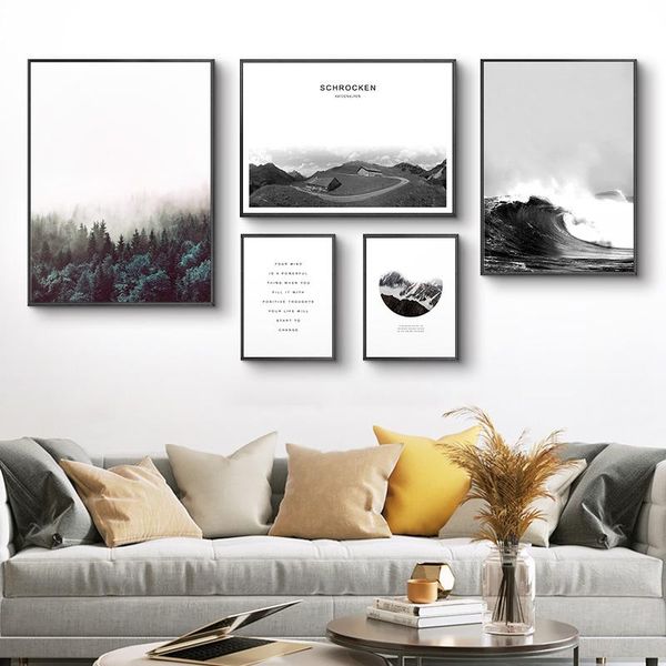paintings landscape modern black white letter nordic canvas painting wall art prints and poster living room pictures home decoration
paintings landscape modern black white letter nordic canvas painting wall art prints and poster living room pictures home decoration