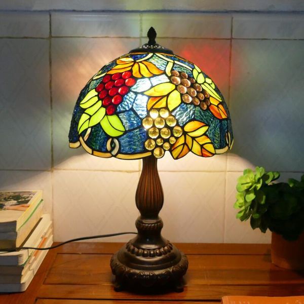 woerfu new 30cm tiffany table lamp aolly base color glass lampshaade lighting creative retro table lamp
woerfu new 30cm tiffany table lamp aolly base color glass lampshaade lighting creative retro table lamp