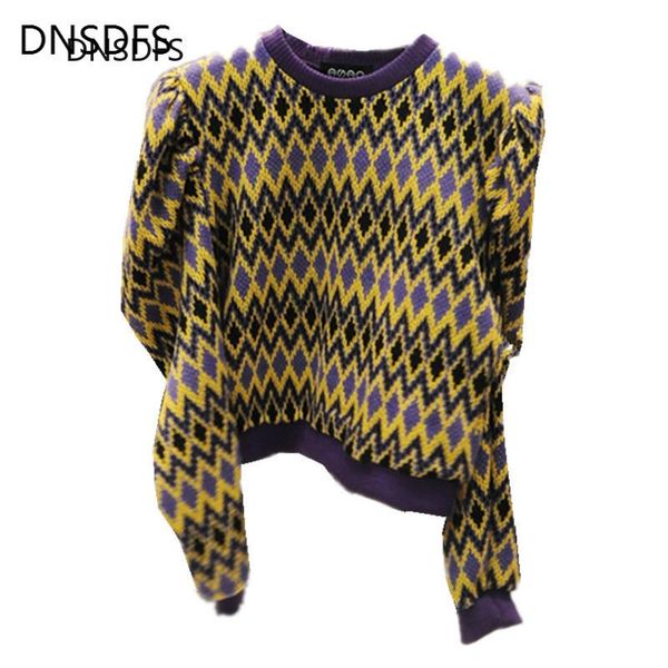 women's sweaters korean 2021 autumn winter sweater women jumpers clothes loose knit pillover lazy contrast color diamond woman fall, White;black
women's sweaters korean 2021 autumn winter sweater women jumpers clothes loose knit pillover lazy contrast color diamond woman fall, White;black