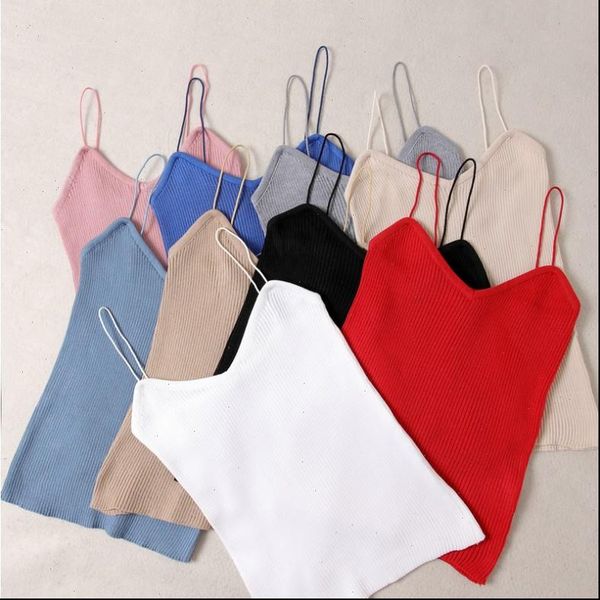 16 colors cotton modal knitted camis summer solid stripe camisole women tank fitness femme t shirt, White
16 colors cotton modal knitted camis summer solid stripe camisole women tank fitness femme t shirt, White