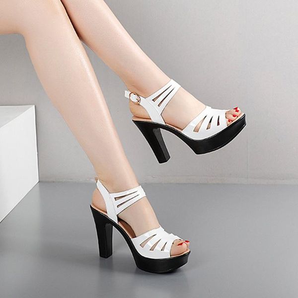 fashion peep toe women's heel summer shoe 2021 female wedge heel woman patent leather sandals platform patent leather size 32-43, Black
fashion peep toe women's heel summer shoe 2021 female wedge heel woman patent leather sandals platform patent leather size 32-43, Black