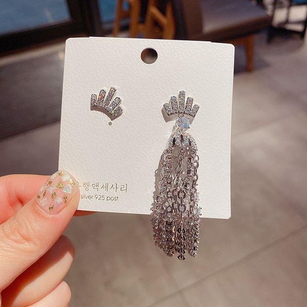 stud luxury ab style cz stone long tassel crown earrings micro paved cubic zirconia women party jewelry, Golden;silver
stud luxury ab style cz stone long tassel crown earrings micro paved cubic zirconia women party jewelry, Golden;silver