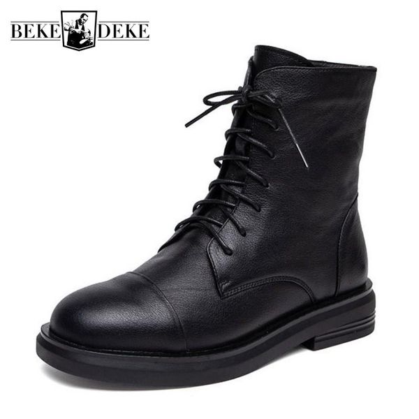 boots handmade 100% genuine leather cowhide ankle women zip black platform england style winter warm short plush booties
boots handmade 100% genuine leather cowhide ankle women zip black platform england style winter warm short plush booties