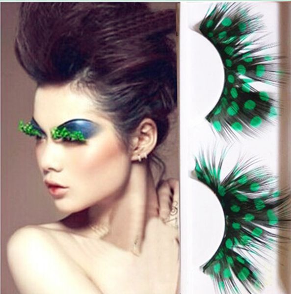 colorful spot feather false eyelashes peacock eye lashes exaggerated latin party stage makeup 9 colors p studio eyes extension beauty
colorful spot feather false eyelashes peacock eye lashes exaggerated latin party stage makeup 9 colors p studio eyes extension beauty