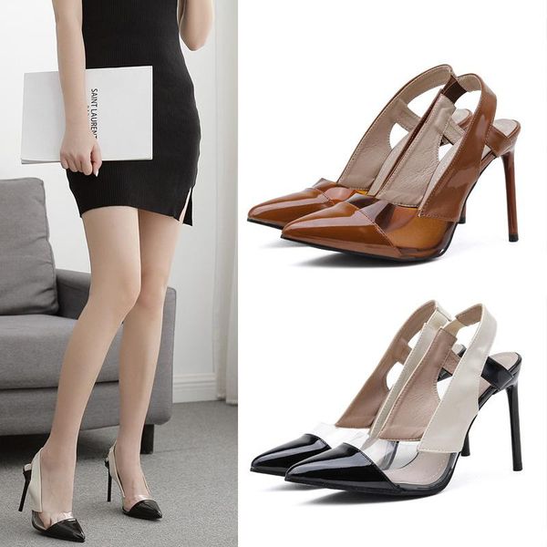 high heel sandal for women large size female shoe high-heeled stiletto elastic band big comfort multicolored fashion, Black
high heel sandal for women large size female shoe high-heeled stiletto elastic band big comfort multicolored fashion, Black