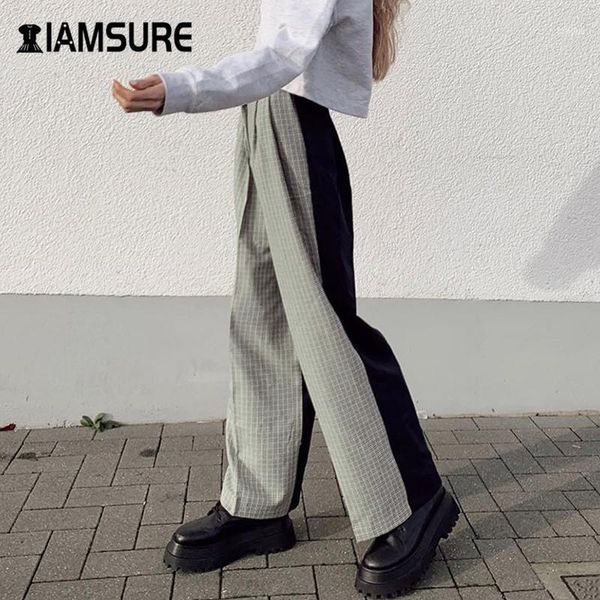 2021 streetwear fashion patchwork casual loose pants high waist female wide leg kpop women's straight trousers1, Black;white
2021 streetwear fashion patchwork casual loose pants high waist female wide leg kpop women's straight trousers1, Black;white