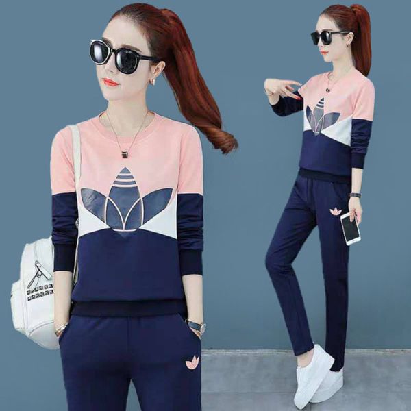 leisure sports suit 2021 autumn and winter new korean loose large size pullover two piece women's fashion, Gray
leisure sports suit 2021 autumn and winter new korean loose large size pullover two piece women's fashion, Gray
