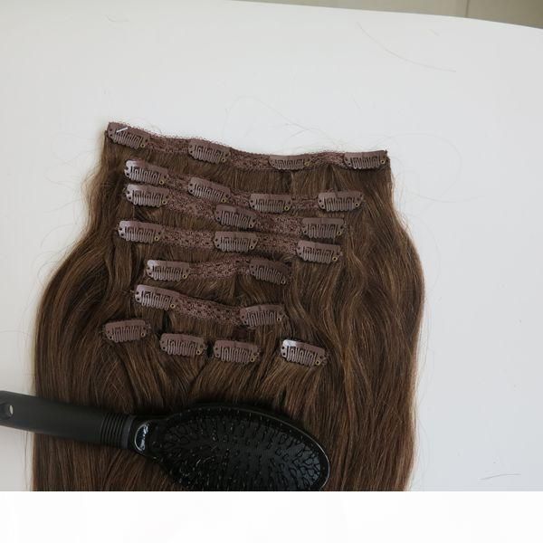 220g 10pcs set 22inch clip in human hair extensions brazilian hair 6# medium brown color remy straight hair weaves comb, Black;brown
220g 10pcs set 22inch clip in human hair extensions brazilian hair 6# medium brown color remy straight hair weaves comb, Black;brown