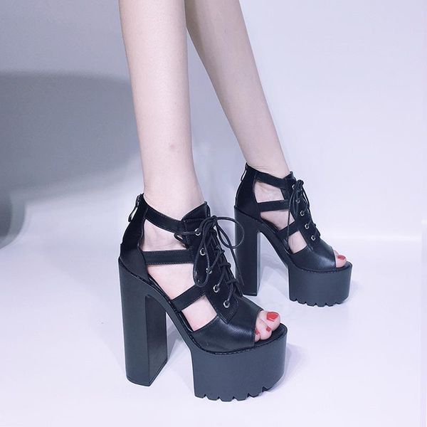 dress shoes 14cm thick heel sandals waterproof platform bottom roman size 40 high heels women's 2021 summer style, Black
dress shoes 14cm thick heel sandals waterproof platform bottom roman size 40 high heels women's 2021 summer style, Black