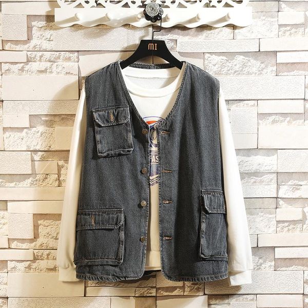 men's vests 2021 autumn spring clothes sleeveless jacket denim jeans vest pography fish thin waistcoat plus size xl-4xl, Black;white
men's vests 2021 autumn spring clothes sleeveless jacket denim jeans vest pography fish thin waistcoat plus size xl-4xl, Black;white