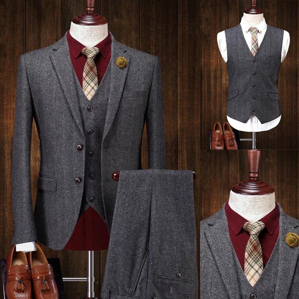 simple men tuxedos groom wedding suits custom made mens suits peakedlapel two-button three-pieced formal mens suit, Black;gray
simple men tuxedos groom wedding suits custom made mens suits peakedlapel two-button three-pieced formal mens suit, Black;gray