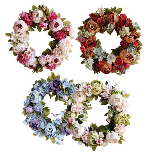 decorative flowers & wreaths artificial peony flower wreath twig simulation floral garland vine leaves decor
decorative flowers & wreaths artificial peony flower wreath twig simulation floral garland vine leaves decor