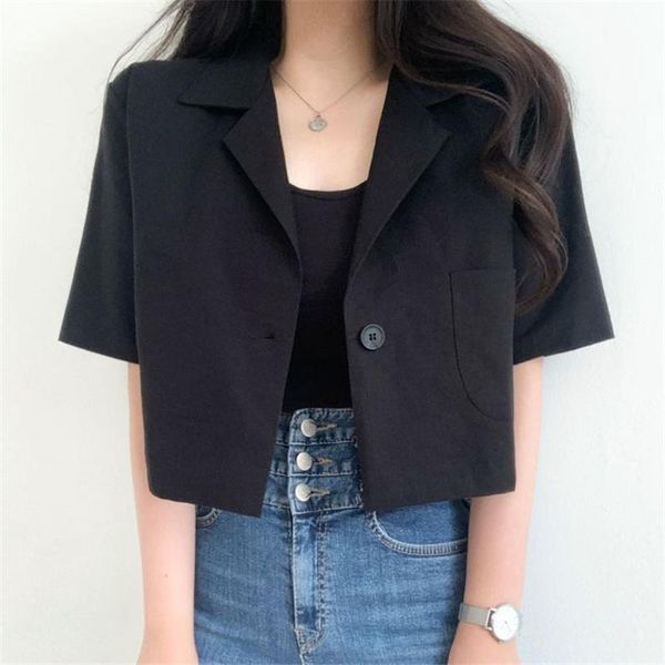 women's blouses & shirts minimalist chic style solid notched collar short sleeves single button big pocket summer 2021, White
women's blouses & shirts minimalist chic style solid notched collar short sleeves single button big pocket summer 2021, White