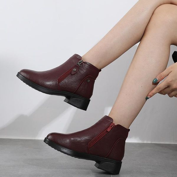 boots women's winter keep warm ankle shoes high fashion for women chunky womens zapatos de mujer, Black
boots women's winter keep warm ankle shoes high fashion for women chunky womens zapatos de mujer, Black