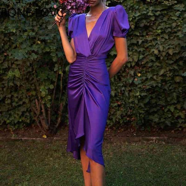 solid elegant v neck ruched womens dress puff sleeves midi party purple work dresses, Black;gray
solid elegant v neck ruched womens dress puff sleeves midi party purple work dresses, Black;gray