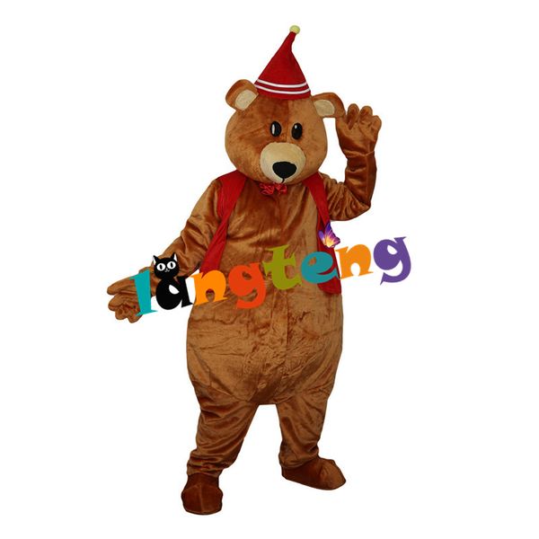 mascot costumes802 brown bear mascot costume holiday body character outfits, Red;yellow
mascot costumes802 brown bear mascot costume holiday body character outfits, Red;yellow