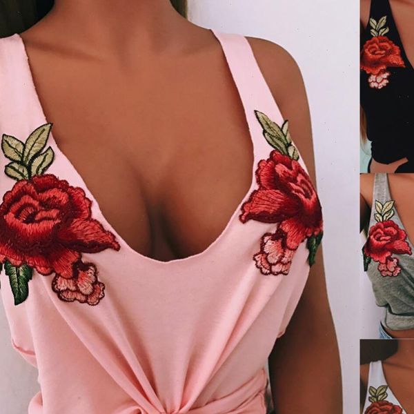 floral embroidery tank fashion flower vest crop female scoop neck sleeveless plus size casual shirt blouse 15, White
floral embroidery tank fashion flower vest crop female scoop neck sleeveless plus size casual shirt blouse 15, White