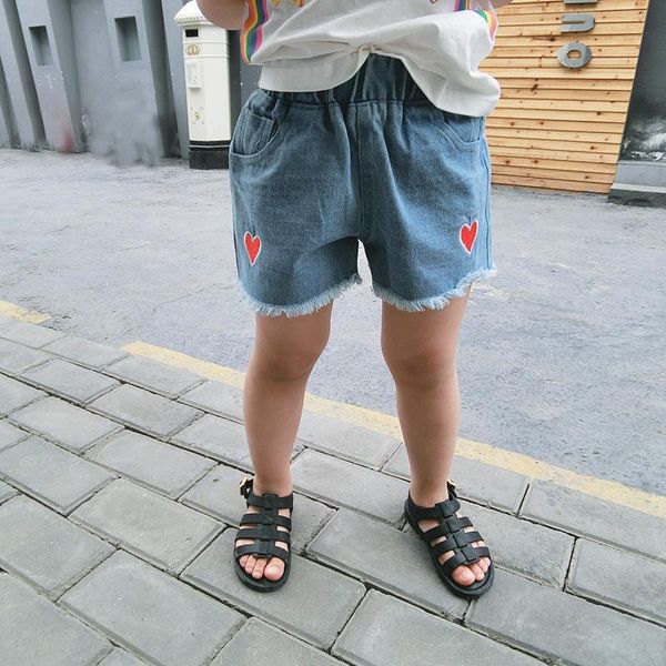 shorts children casual short pants baby girl love embroidery denim kids lovely jeans trousers for clothes 3-8 y, Black
shorts children casual short pants baby girl love embroidery denim kids lovely jeans trousers for clothes 3-8 y, Black