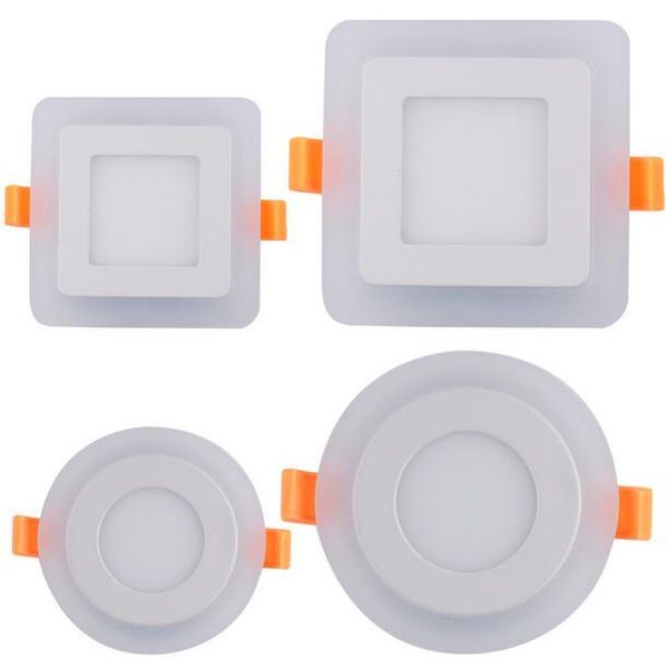 panel lights 3 model round square blue+white double color led light 5w/9w/16w/24w ac85-265v recessed ceiling downlight down
panel lights 3 model round square blue+white double color led light 5w/9w/16w/24w ac85-265v recessed ceiling downlight down