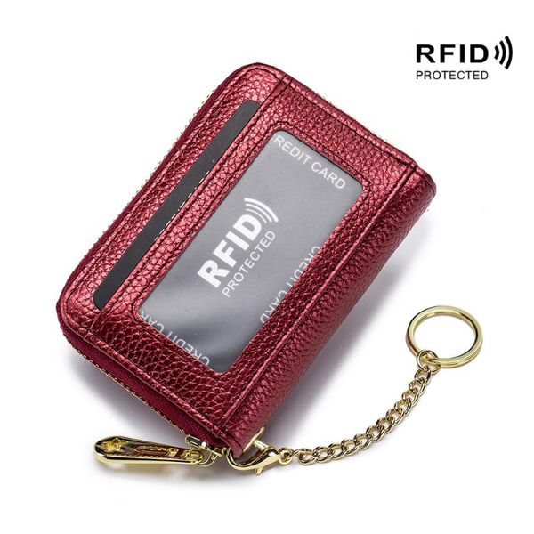 card holders genuine leather rfid multi-function business holder coin wallet women small keys men's keychain for car, Brown;gray
card holders genuine leather rfid multi-function business holder coin wallet women small keys men's keychain for car, Brown;gray