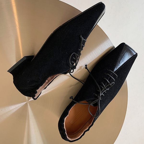 womens genuine leather lace-up flats oxfords leisure soft comfortable elastic casual daily footweat square toe four season shoedress shoes
womens genuine leather lace-up flats oxfords leisure soft comfortable elastic casual daily footweat square toe four season shoedress shoes