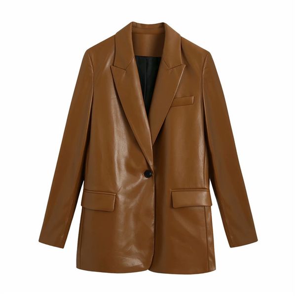 women's suits & blazers evfer female blazer long synthetic leather, beautiful, autumn , colour coffee, single button, pu, outwear nx6u, White;black
women's suits & blazers evfer female blazer long synthetic leather, beautiful, autumn , colour coffee, single button, pu, outwear nx6u, White;black