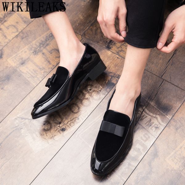 dress shoes men elegant coiffeur italian butterfly knot men party shoes brand wedding shoes men formal patent leather ayakkabi, Black
dress shoes men elegant coiffeur italian butterfly knot men party shoes brand wedding shoes men formal patent leather ayakkabi, Black