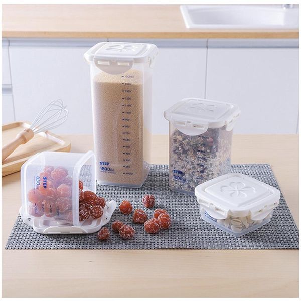 storage bottles & jars kitchen box sealing food preservation plastic fresh pot container sealed with scale canister organizer
storage bottles & jars kitchen box sealing food preservation plastic fresh pot container sealed with scale canister organizer