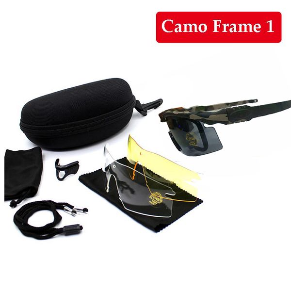 camouflage frame sport glasses 3 lens kit tactical sunglasses hunting shooting goggles men outdoor hiking camping glasses, Black
camouflage frame sport glasses 3 lens kit tactical sunglasses hunting shooting goggles men outdoor hiking camping glasses, Black