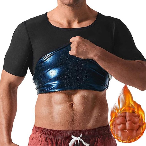 men' tank mens compression shirt slimming body shaper vest workout abs abdomen undershirts sweat sauna shapewear thermo t-shirt, White;black
men' tank mens compression shirt slimming body shaper vest workout abs abdomen undershirts sweat sauna shapewear thermo t-shirt, White;black