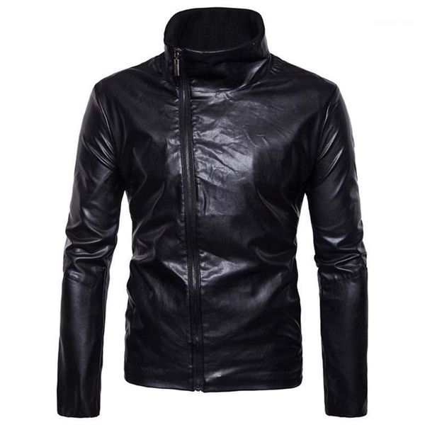 men's fur & faux men motorcycle pu leather jacket autumn winter clothing business casual coats outwear h8, Black
men's fur & faux men motorcycle pu leather jacket autumn winter clothing business casual coats outwear h8, Black