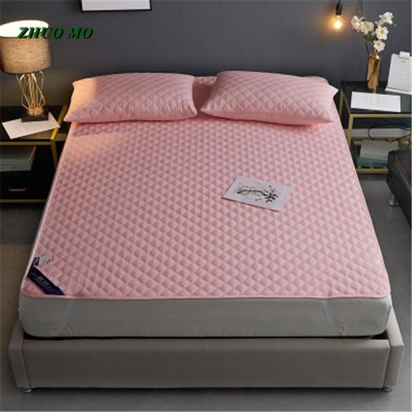 sheets & sets super waterproof cotton mattress cover thicken leak-proof soft gray white pink blue bed sheet for home protection
sheets & sets super waterproof cotton mattress cover thicken leak-proof soft gray white pink blue bed sheet for home protection