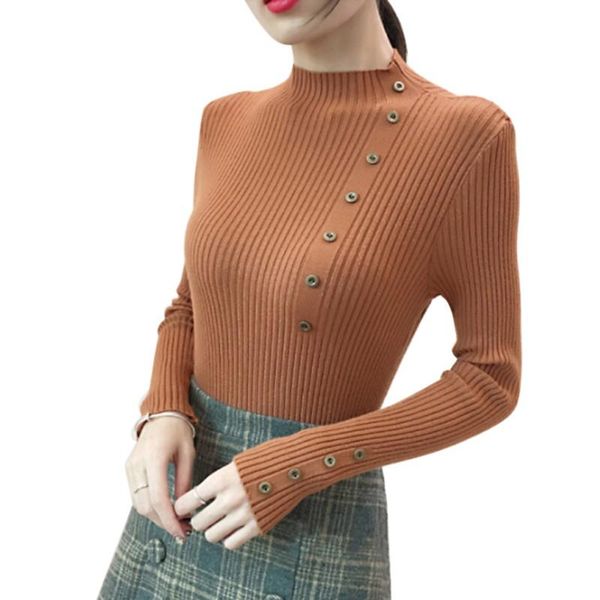 women's sweaters autumn winter sweater women turtleneck long sleeve button knit thin warm solid color, White;black
women's sweaters autumn winter sweater women turtleneck long sleeve button knit thin warm solid color, White;black