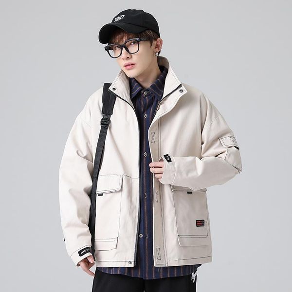 mens college jacket spring autumn 2021 casual hip hop japanese streetwear coat fashion waterproof clothes for teens men's jackets, Black;brown
mens college jacket spring autumn 2021 casual hip hop japanese streetwear coat fashion waterproof clothes for teens men's jackets, Black;brown