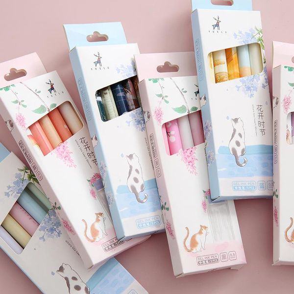gel pens 5pcs/set cute peach macaroon color retractable pen black ink signature writing for kids school office kawaii stationery
gel pens 5pcs/set cute peach macaroon color retractable pen black ink signature writing for kids school office kawaii stationery