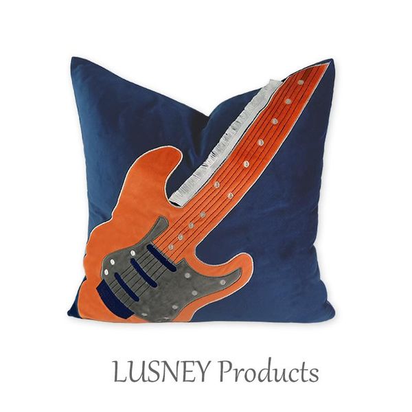 sofa pillow cushion children's velvet blue brown red guitar bedside pillow cushion new product
sofa pillow cushion children's velvet blue brown red guitar bedside pillow cushion new product