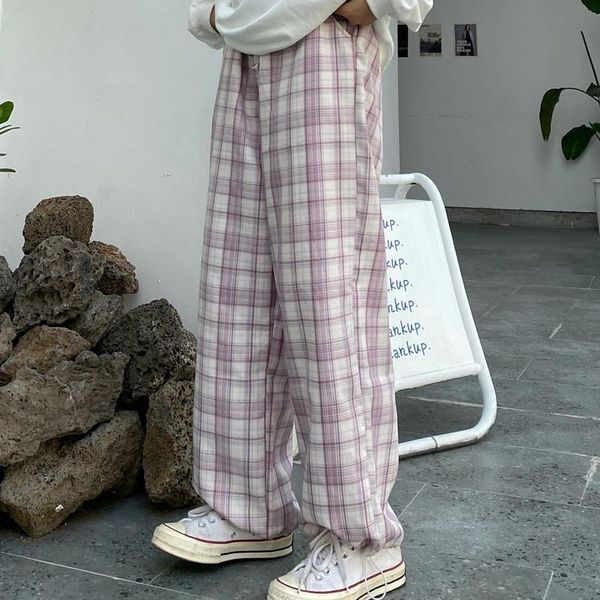 women's pants & capris korean student pant harajuku streetwear plaid straight women japanese vintage soft girl hip hop elastic waist jo, Black;white
women's pants & capris korean student pant harajuku streetwear plaid straight women japanese vintage soft girl hip hop elastic waist jo, Black;white