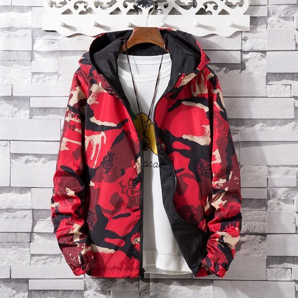 men's jackets men reversible camouflage printed coat hip hop streetwear thin jacket male comfortable hooded overcoat, Black;brown
men's jackets men reversible camouflage printed coat hip hop streetwear thin jacket male comfortable hooded overcoat, Black;brown