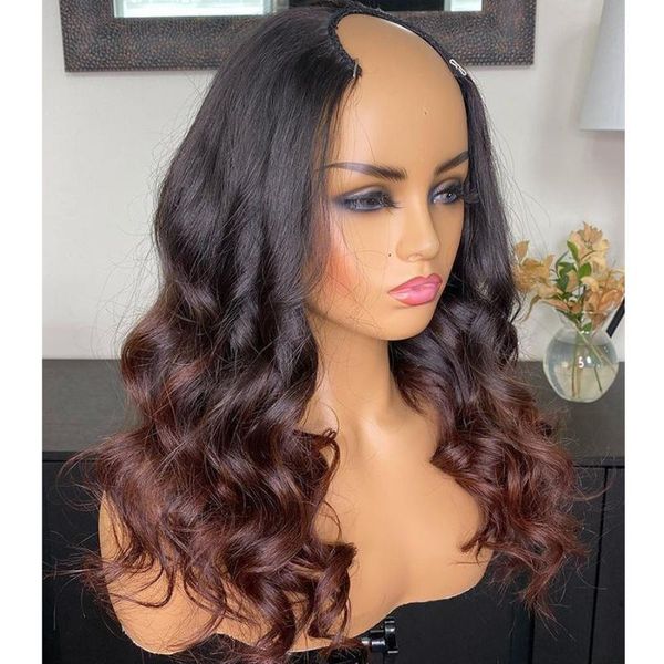 lace wigs brazilian ombre opening u part human hair for women 200density machine made 1x4 loose wave remy, Black;brown
lace wigs brazilian ombre opening u part human hair for women 200density machine made 1x4 loose wave remy, Black;brown