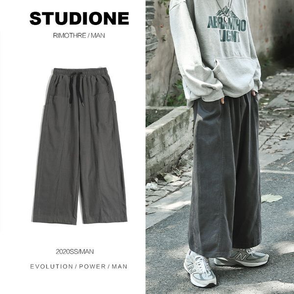 2021 new spring autumn casual men's fashion solid color drawstring wide-leg men streetwear loose hip-hop straight pants mens k9c5, Black
2021 new spring autumn casual men's fashion solid color drawstring wide-leg men streetwear loose hip-hop straight pants mens k9c5, Black