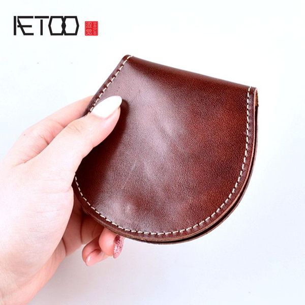 coin purses aetoo sen retro leather mini purse simple suede female bag vegetable tanned small, Red;black
coin purses aetoo sen retro leather mini purse simple suede female bag vegetable tanned small, Red;black
