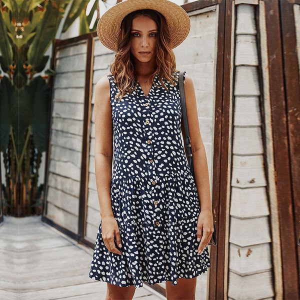 summer ladies elegant single breasted cotton print short women v-neck sleeveless knee-length 2021 new uqtq, Black;gray
summer ladies elegant single breasted cotton print short women v-neck sleeveless knee-length 2021 new uqtq, Black;gray