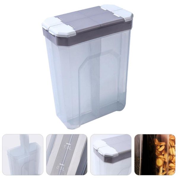 storage bottles & jars 4 compartments grain jar food cereal dispenser container
storage bottles & jars 4 compartments grain jar food cereal dispenser container
