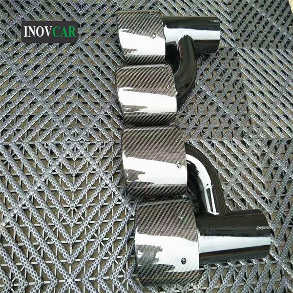 exhaust pipe 2 pieces style glossy black stainless steel muffler tips h oval shape pipes for universal
exhaust pipe 2 pieces style glossy black stainless steel muffler tips h oval shape pipes for universal