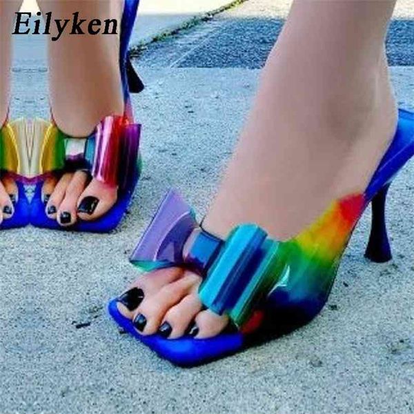 eilyken fashion pvc transparent butterfly-knot jelly shoes woman slippers femme square toe heels gladiator sandals slides 210628, Black
eilyken fashion pvc transparent butterfly-knot jelly shoes woman slippers femme square toe heels gladiator sandals slides 210628, Black
