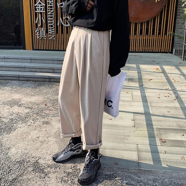 men's suits & blazers 2021 loose leisure grey formal suit pants business design cotton western-style trousers male black casual size m-, White;black
men's suits & blazers 2021 loose leisure grey formal suit pants business design cotton western-style trousers male black casual size m-, White;black