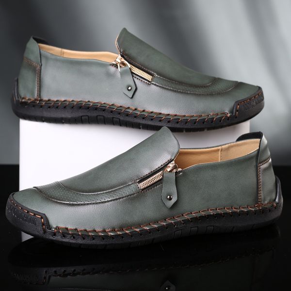 classic comfortable casual leather shoes men loafers shoes split leather men shoes flats moccasins plus size 48, Red;white
classic comfortable casual leather shoes men loafers shoes split leather men shoes flats moccasins plus size 48, Red;white