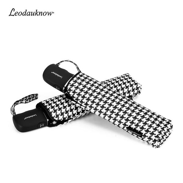 umbrellas women full-automatic umbrella 3-folding houndstooth style sun protection light flat handle creative parasol upf 50+
umbrellas women full-automatic umbrella 3-folding houndstooth style sun protection light flat handle creative parasol upf 50+